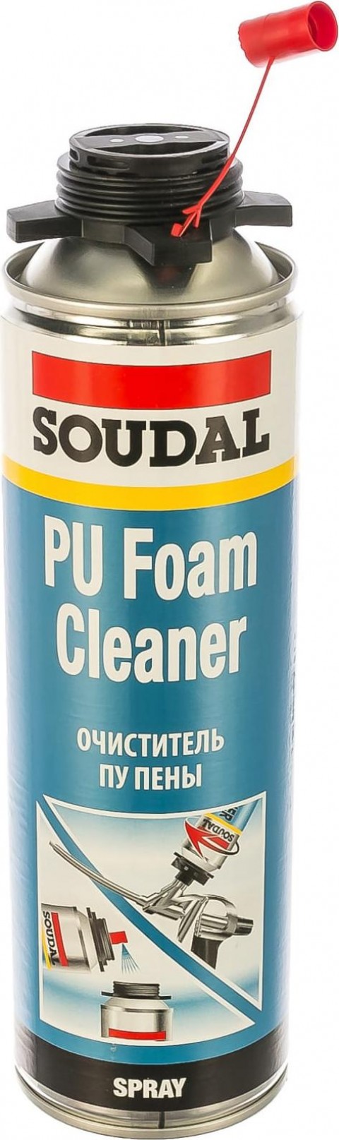 Очиститель для удаления полиуретановой пены SOUDAL 122716